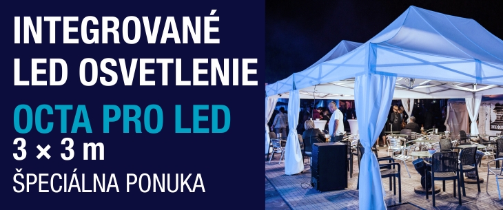 INTEGROVANÉ LED OSVETLENIE OCTA 3x3 m 