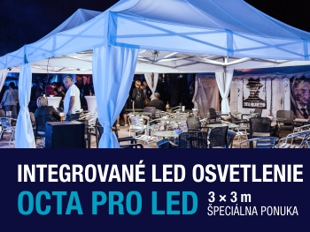 INTEGROVANÉ LED OSVETLENIE OCTA 3x3 m 