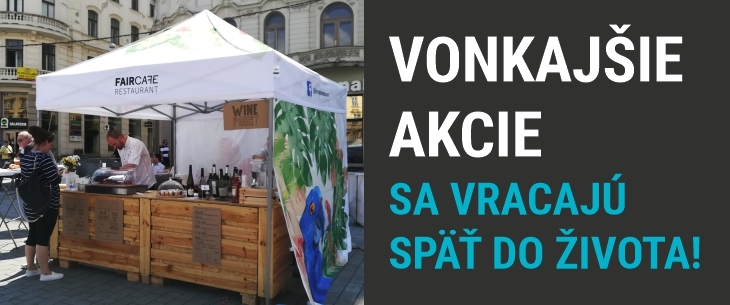 Vonkajšie akcie - sa vracajú späť do života!