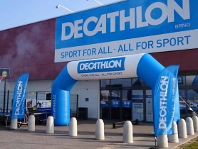 Brama reklamowa Decathlon
