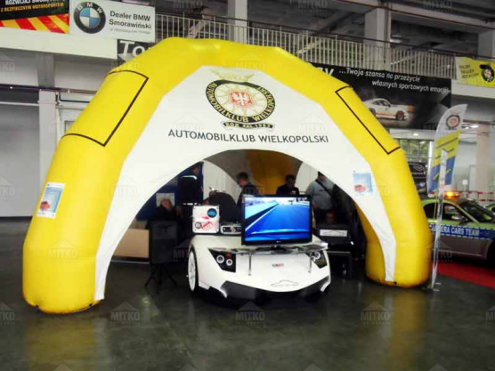 Nafukovacie stany Spider Tent Automobil Klub